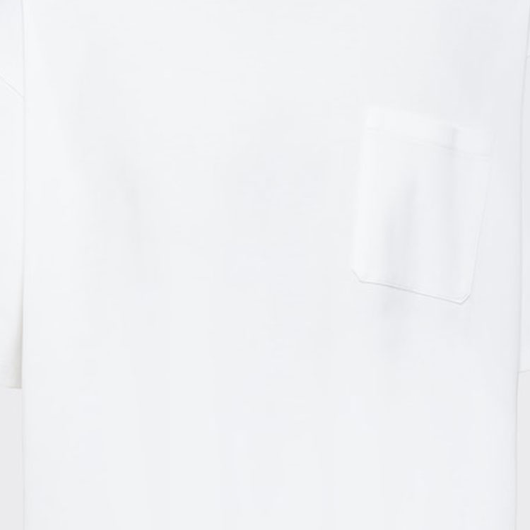 Sizing 프라다 화이트 포켓 코튼 반팔 티셔츠 UJN812-240-F0009-S-221