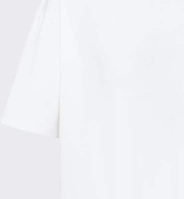 프라다 화이트 포켓 코튼 반팔 티셔츠 UJN812-240-F0009-S-221 1