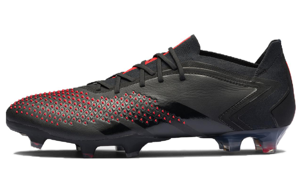 Buy プラダ×アディダス レザーローカットスニーカー 黒×赤 4E3601_2OG1_F0N98