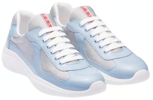 プラダ レザー ローカットスニーカー ブルーグレー 4E3400_ASZ_F0D9Z Lookbook プラダ レザー ローカットスニーカー ブルーグレー 4E3400_ASZ_F0D9Z