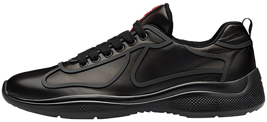 Prada America's Cup 'Lambskin Low-Top Black' 4E3390_072_F0002 Buy Prada America's Cup 'Lambskin Low-Top Black' 4E3390_072_F0002