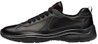 Buy Prada America's Cup 'Lambskin Low-Top Hitam' 4E3390_072_F0002