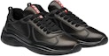 Order Prada America's Cup 'Lambskin Low-Top Hitam' 4E3390_072_F0002