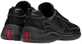 Shop Prada America's Cup 'Lambskin Low-Top Hitam' 4E3390_072_F0002