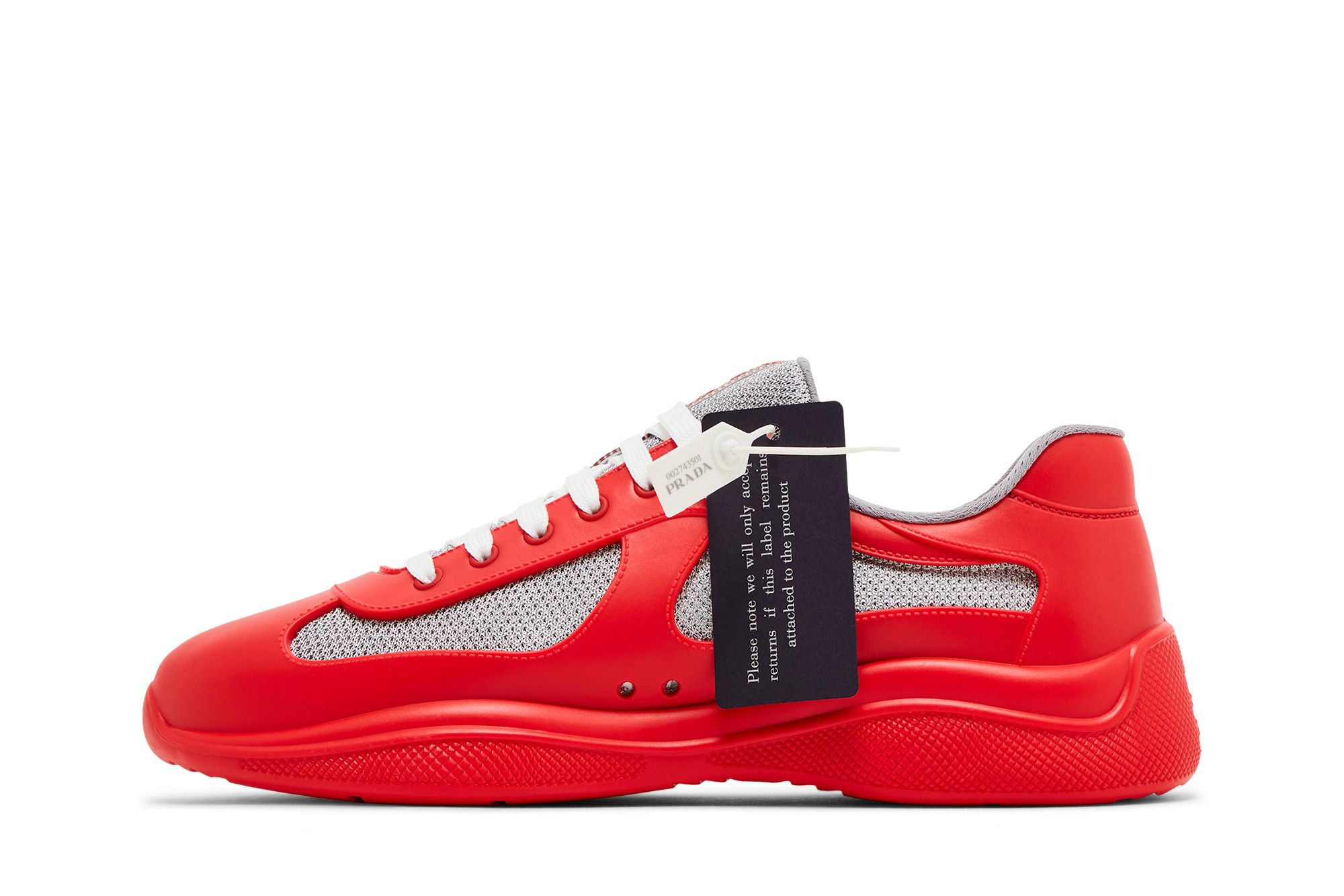 Lookbook Prada America's Cup 'Getah Lembut - Merah' 4E6500-3LLJ-F0011