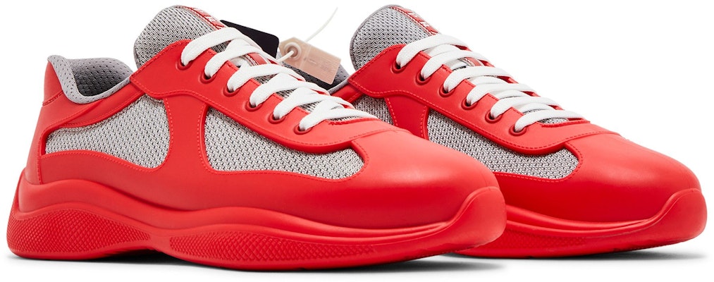 Prada America's Cup 'Karet Lembut - Merah' 4E6500-3LLJ-F0011 Cheap Prada America's Cup 'Karet Lembut - Merah' 4E6500-3LLJ-F0011