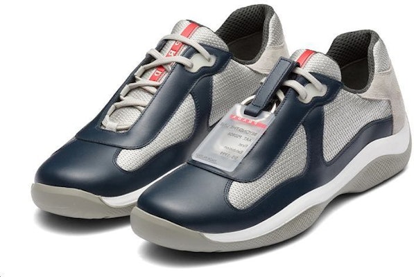PRADA 普拉達 America's Cup 原創 低筒運動鞋 青藍色 Lookbook PRADA 普拉達 America's Cup 原創 低筒運動鞋 青藍色