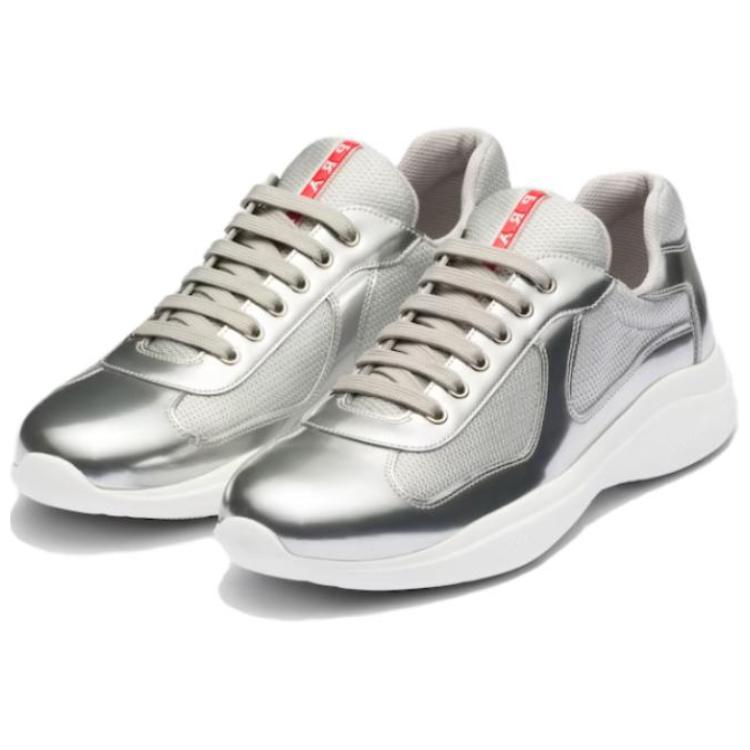 Prada America's Cup Leather 'Silver' 圖 3