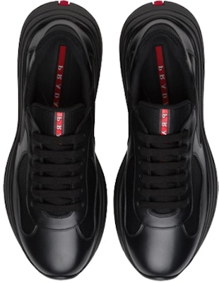 Prada America's Cup Plume Leather 'Black' 4E3494_6GW_F0002 Shop Prada America's Cup Plume Leather 'Black' 4E3494_6GW_F0002