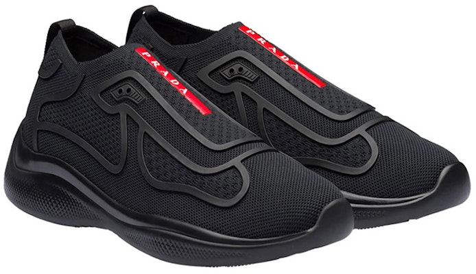 Prada America's Cup Slip-on 'Black' 4E3392-3KPL-F0002 Order Prada America's Cup Slip-on 'Black' 4E3392-3KPL-F0002
