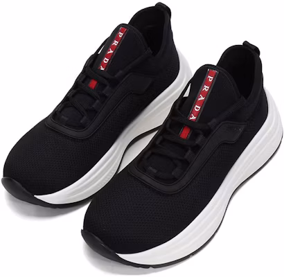 Prada America''s Cup Sneakers ''Schwarzes Neopren'' 4E3406-3KTP-F0967 Lookbook Prada America''s Cup Sneakers ''Schwarzes Neopren'' 4E3406-3KTP-F0967
