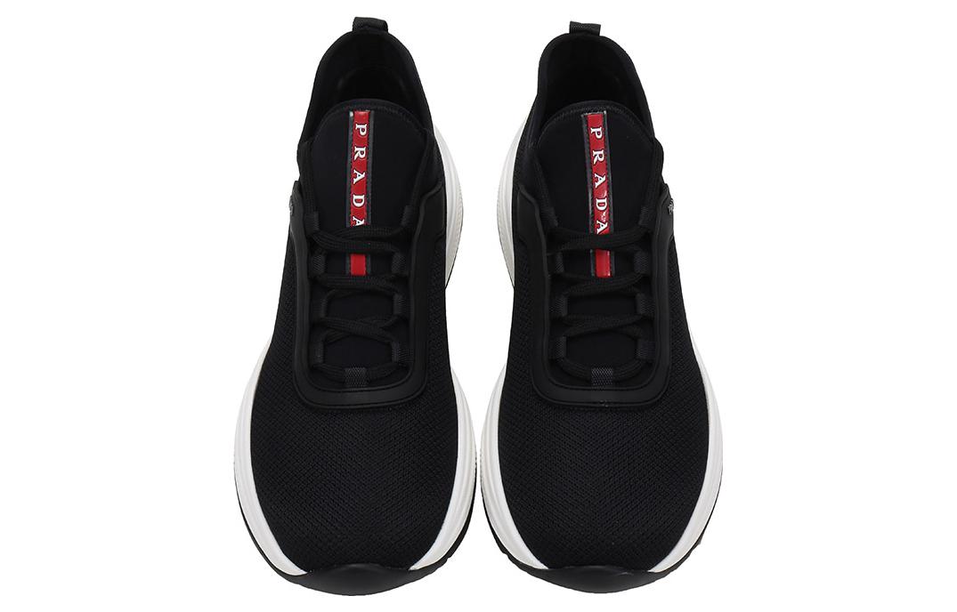 Shop Prada America''s Cup Sneakers ''Schwarzes Neopren'' 4E3406-3KTP-F0967