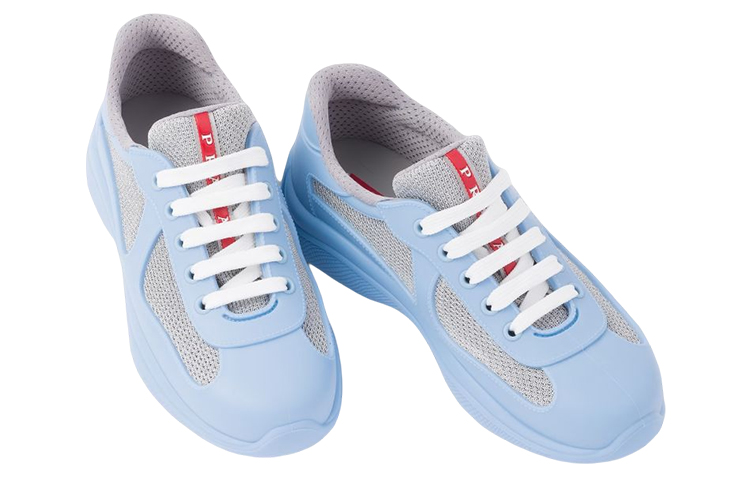 Lookbook (W) Sneakers Prada Low-Top 'Biru Muda' 3E6500_3LLJ_F0076_F_025