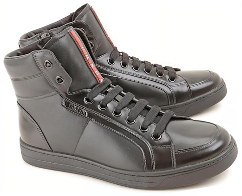 Prada Ankle Boot 'Black Lace-Up Round Toe' 4T2723_0K6_F0002 Order Prada Ankle Boot 'Black Lace-Up Round Toe' 4T2723_0K6_F0002