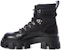 Prada Boot Tumit Blok Kulit Hitam 2UE009_3LFR_F0002