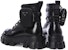 Prada Boot Tumit Blok Kulit Hitam 2UE009_3LFR_F0002
