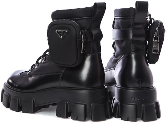 프라다 블랙 레더 블록힐 앵클부츠 (Prada Black Leather Block Heel Ankle Boots) 2UE009_3LFR_F0002 Shop 프라다 블랙 레더 블록힐 앵클부츠 (Prada Black Leather Block Heel Ankle Boots) 2UE009_3LFR_F0002
