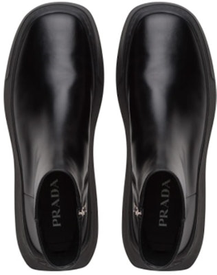 Prada Ankle Boot 'Black Velour Leather' 2TG168_B4L_F0002 Purchase Prada Ankle Boot 'Black Velour Leather' 2TG168_B4L_F0002