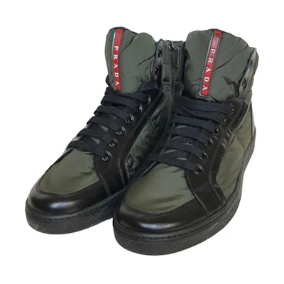 Prada Ankle Boot 'Green Fashion Strap'