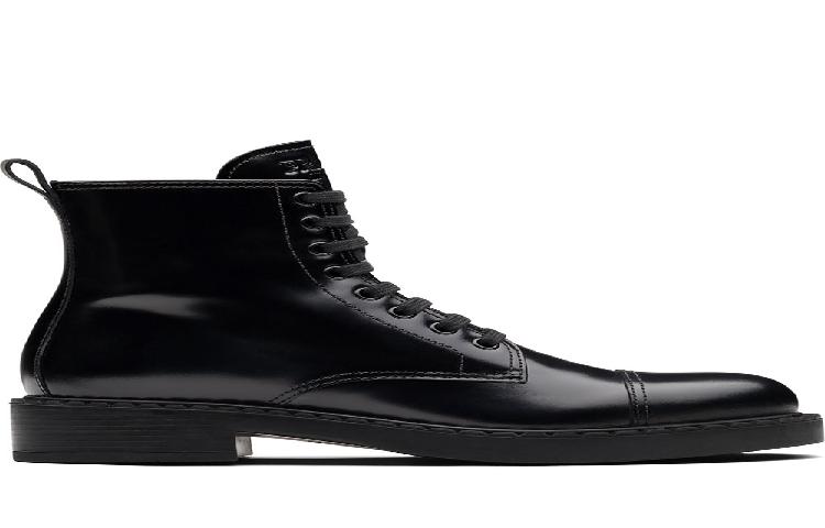 Prada Ankle Boots 'Black Mid-Top'
