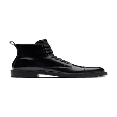 Prada Ankle Boots 'Black Mid-Top'