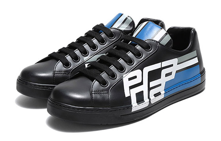 Prada Avenue Low 'Vitello Graphic Logo - Black' 圖 3