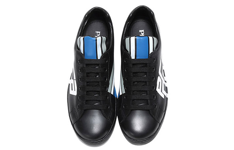 Prada Avenue Low 'Vitello Graphic Logo - Black' 圖 4