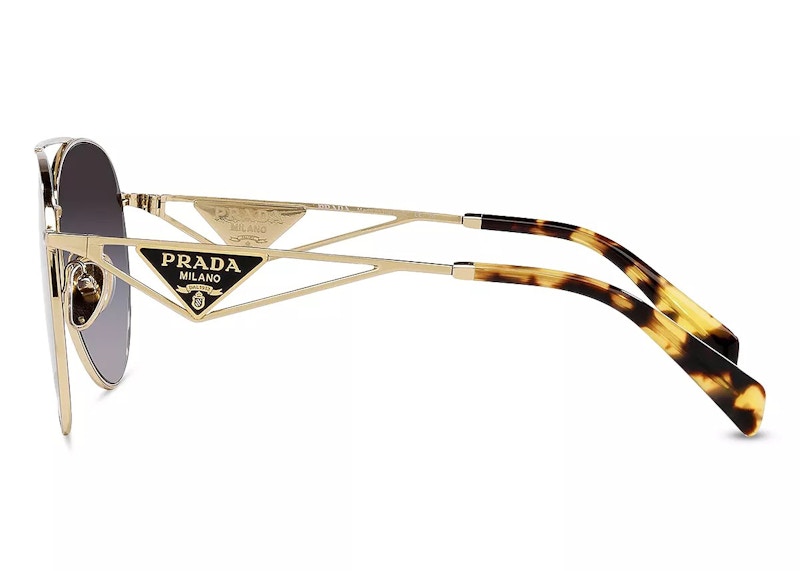 Lookbook Gafas de Sol Aviador Prada Oro/Gris Gradiente (SPR73Z ZVN-5D1)