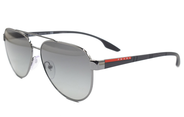 PRADA Aviator Sunglasses Silver Gray蝶形 Business Series Polarized SPS-54T-5AV-3M1 圖 2