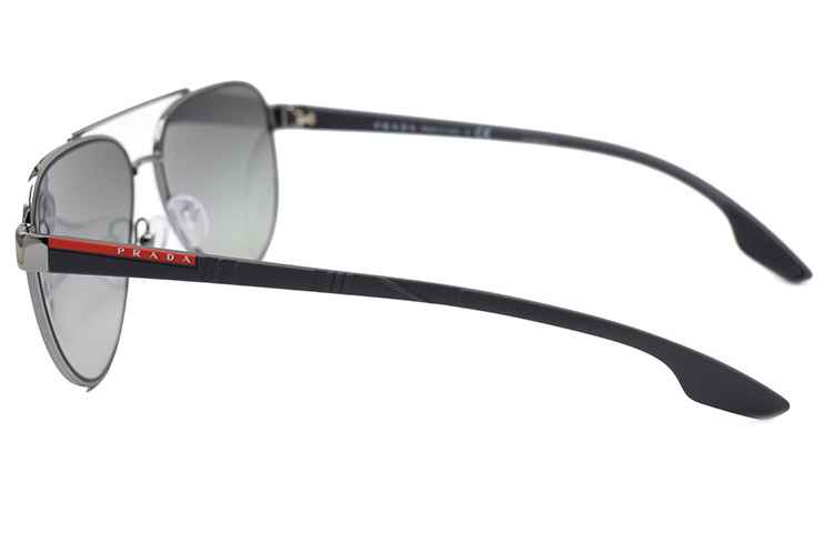PRADA Aviator Sunglasses Silver Gray蝶形 Business Series Polarized SPS-54T-5AV-3M1 圖 4