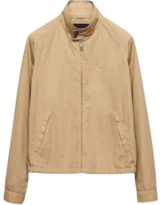 Chaqueta Prada Beige con Letras Estampadas de Algodón con Cremallera. SGC628-1480-F0F24-S-OOO Buy Chaqueta Prada Beige con Letras Estampadas de Algodón con Cremallera. SGC628-1480-F0F24-S-OOO