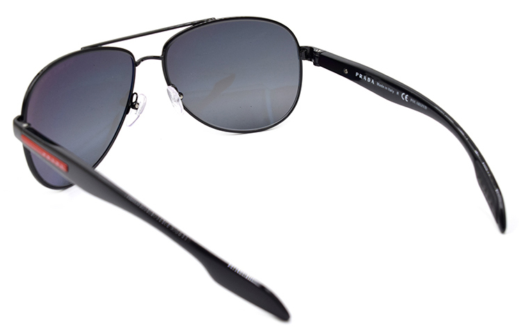PRADA Black Aviator Polarized Sunglasses 0PS53PS1AB2F262 圖 4