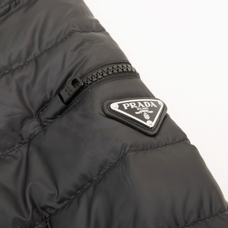 Details for PRADA Black Casual Long-Sleeve Down Jacket. SGN957-S1911-YNSF0-A64