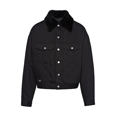 Prada Black Casual Solid Color Single-Breasted Long-Sleeve Jacket GEB237-1ZFB-F0557-S-OOO