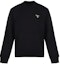 Buy PRADA Baju Sejuk Oversized Crewneck Kapas Hitam UJL187-1YYB-F0806
