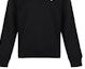 Sizing PRADA Baju Sejuk Oversized Crewneck Kapas Hitam UJL187-1YYB-F0806