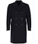 Buy PRADA Black Double-Breasted Cashmere Fitted Coat UC448CS2021W2Z-F0002