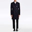 Shop PRADA Black Double-Breasted Cashmere Fitted Coat UC448CS2021W2Z-F0002