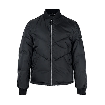 PRADA Black Fitted Zip-Up Long Sleeve Down Jacket SGB794-1WQ8-F0002
