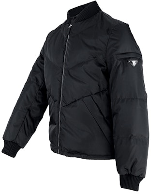 PRADA Black Fitted Zip-Up Long Sleeve Down Jacket SGB794-1WQ8-F0002 Shop PRADA Black Fitted Zip-Up Long Sleeve Down Jacket SGB794-1WQ8-F0002