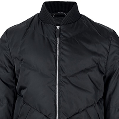 PRADA Black Fitted Zip-Up Long Sleeve Down Jacket SGB794-1WQ8-F0002 Details for PRADA Black Fitted Zip-Up Long Sleeve Down Jacket SGB794-1WQ8-F0002