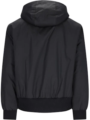 Prada 黑色连帽logo长袖拉链夹克 SGC5851WQ8-F0002 Lookbook Prada 黑色连帽logo长袖拉链夹克 SGC5851WQ8-F0002