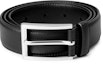 Buy PRADA Black Leather Belt with Buckle for Men, 3cm Wide 2CC001-053-F0002