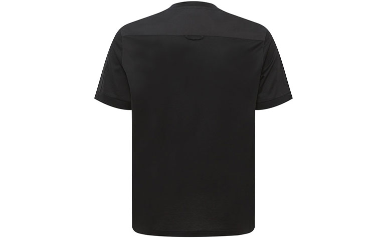 Lookbook 프라다 블랙 로고 포켓 반팔 티셔츠 UJN626-1VT4-F00022