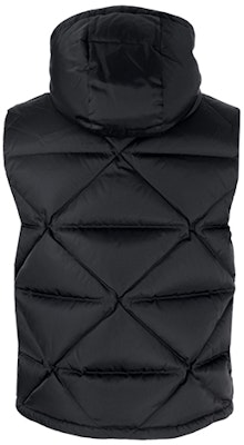 普拉达黑色连帽徽标印花羽绒马甲. SGB804-1WQ8-F0002 Lookbook 普拉达黑色连帽徽标印花羽绒马甲. SGB804-1WQ8-F0002