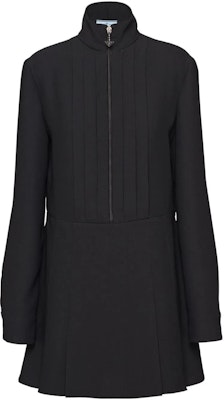 普拉达黑色高领拉链长袖迷你连衣裙. P3K42S2321V74-F0002 Buy 普拉达黑色高领拉链长袖迷你连衣裙. P3K42S2321V74-F0002