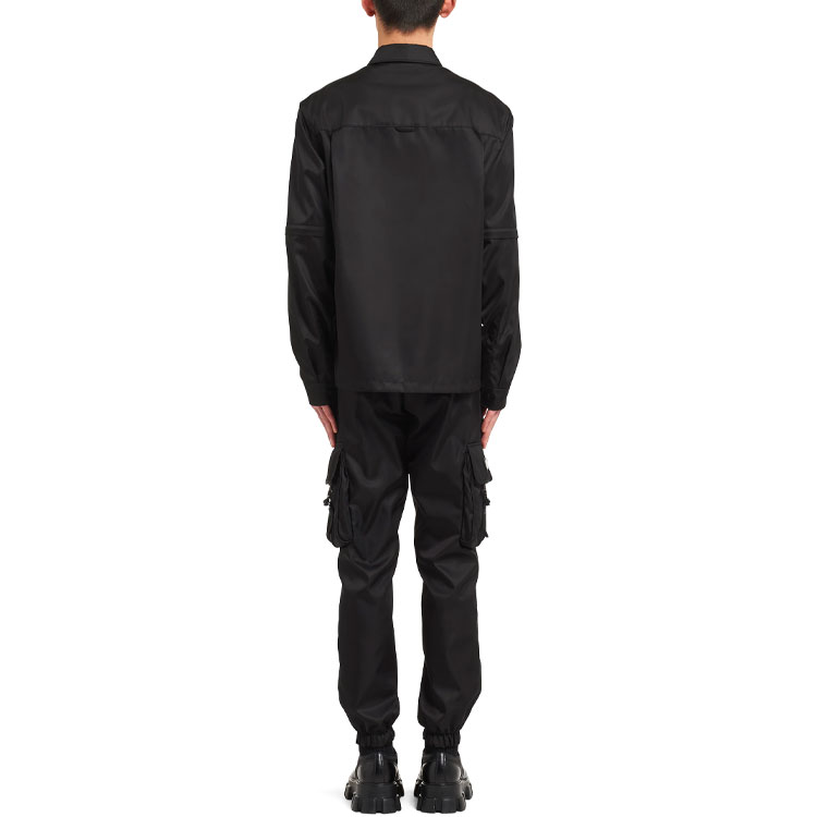 Purchase PRADA 黑色長袖寬鬆版型襯衫 SC548-1WQ8-F0002-S-212