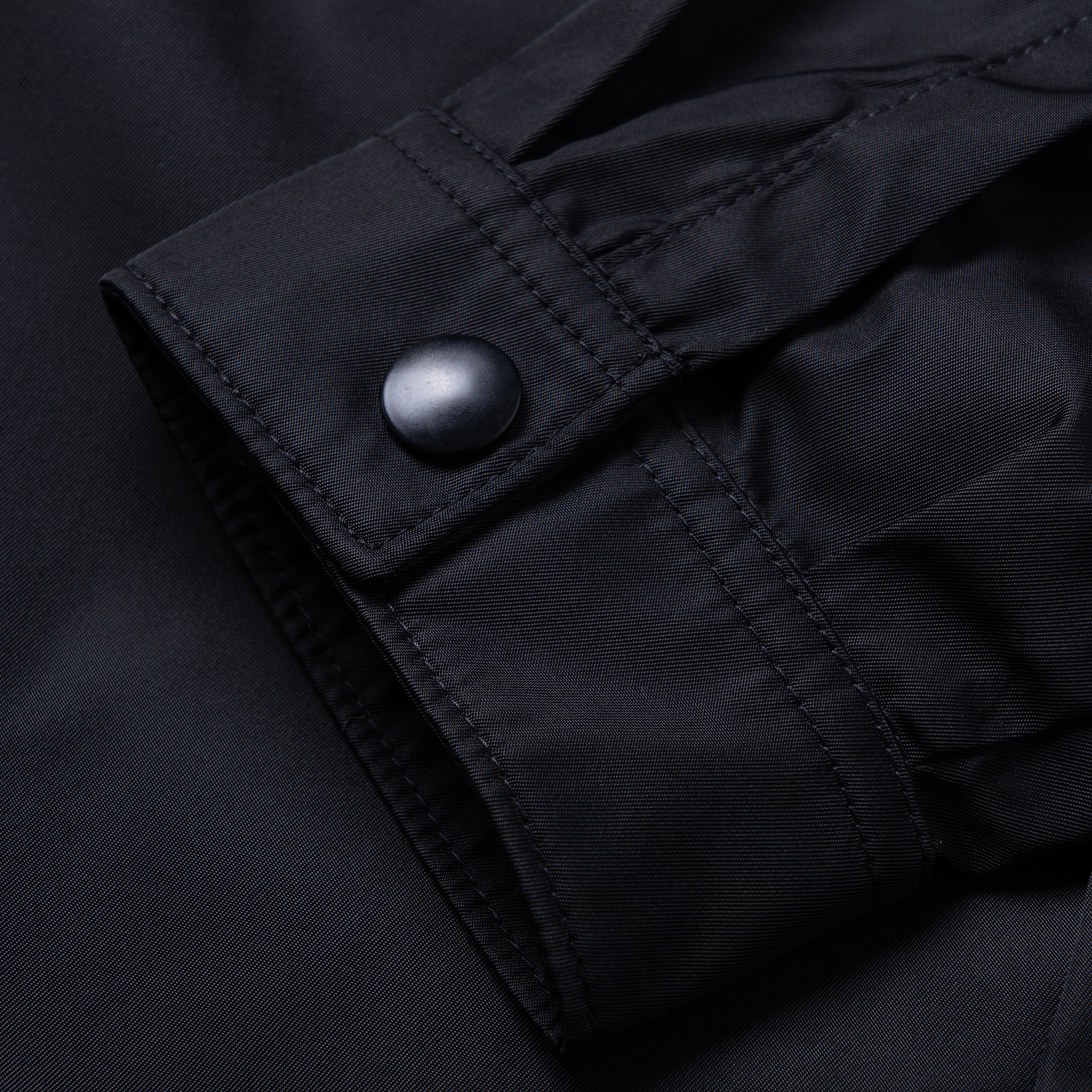 Cheap PRADA 黑色長袖寬鬆版型襯衫 SC548-1WQ8-F0002-S-212