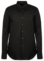 PRADA Black Long Sleeve Stretch Cotton Blend Shirt UCN259-F62-F0002 PRADA Black Long Sleeve Stretch Cotton Blend Shirt UCN259-F62-F0002