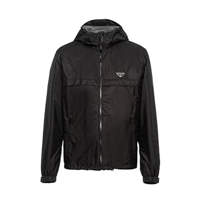 PRADA Black Minimalist Recycled Nylon Sports Jacket SGB460-1WQ9-F0N5A-S-202